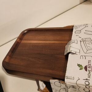 Brand New 17” x 6 1/2” 100% Acacia Wood Serving Platters, Charcuterie Board